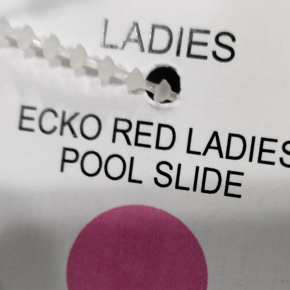ECKO RED Ladies Pool slide sandals size 9 NWT rhino black white - Picture 5 of 5
